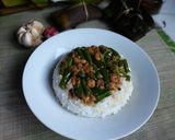 Foto langkah ke 4 dari resep Nasi tim tempe buncis alakadarnya.