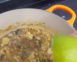 Foto del paso 5 de la receta Arroz integral con rape, ajetes y alcachofas (para vagos)