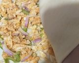 A picture of step 6 of Pizza paratha.