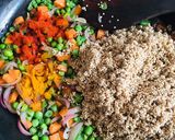 A picture of step 3 of Quinoa pulao..high protein breakfast.
