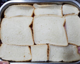 Foto del paso 7 de la receta: Pastel de pan bimbo con pollo, j.york, queso, bechamel..🍞🍴