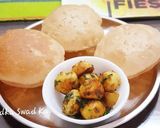 A picture of step 6 of Karare aloo.