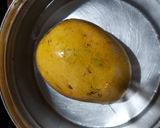 A picture of step 1 of Mango sabji.