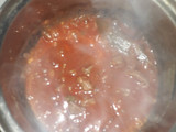 Polenta con salsa de carne