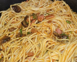 Foto del paso 4 de la receta: Espaguetis con champiñones y salchichón