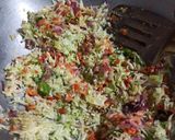 A picture of step 7 of Veg Manchurian and Fried Rice.