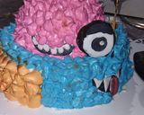 Foto del paso 10 de la receta: Torta monstruitos!! Para Isabella y Bianca!! Feliz día de la niñez!!❤️❤️❤️