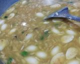A picture of step 4 of Urad dal Pinni.
