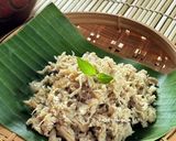 Foto langkah ke 1 dari resep Lemper Bunga Dua Warna.