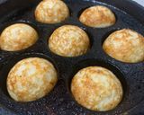 A picture of step 3 of Paniyaram/Paddu.