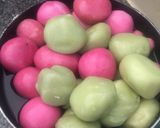 Hình bước làm 5 của món Xôi gấc đậu xanh