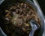 A picture of step 2 of Fried Roho and figo (cows heart and kidney)#4weekchallenge.