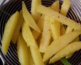 Foto langkah ke 5 dari resep #27 Kentang Goreng Garing dan Renyah (tips; tanpa rebus + tanpa dibekukan).