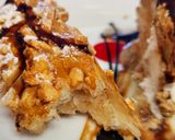 Foto del paso 8 de la receta: Rollitos de hojaldre rellenos de dulce de membrillo, almendras y leche condensada