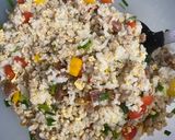 Hình bước làm 7 của món Cơm thập cẩm phô mai