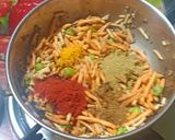 A picture of step 3 of Kathiyawadi Sev Tomato Subji.