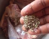 A picture of step 1 of Guinea fowl pp soup 2.