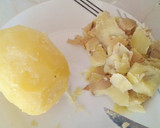 Foto del paso 2 de la receta: Milhojas de patata con salmón ahumado y queso de cabra