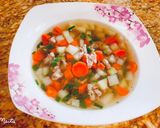 Hình bước làm 2 của món Canh su hào, cà rốt, thịt bằm