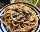 Foto langkah ke 2 dari resep Spaghetti beef carbonara.