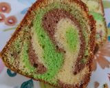 Foto langkah ke 7 dari resep Marmer Cake Cokelat Pandan.