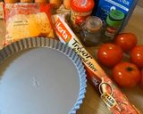 Une image de l'étape 1 de Tarte tomate/chèvre 🍅.