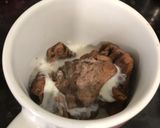A picture of step 2 of Mug Brownie-2 mins Brownie in microwave.