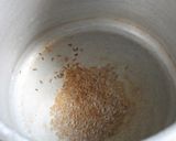 A picture of step 1 of Dal kichidi.
