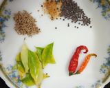 A picture of step 8 of Hesarubele Bili Saru/Moong dal tomato rasam.