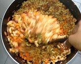 A picture of step 7 of JOLLOF MACARONI & BEANS.