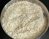 A picture of step 1 of OATS DAL BAATI (VEGAN).