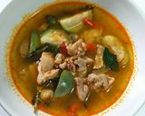 รูปขั้นตอนการทำที่ 6 ของ แกงเผ็ดไก่(แกงแดง)สูตรไม่ใส่กระทิ