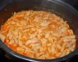 Tejfölös gombás sertéstokány recept fázis 3 fotója