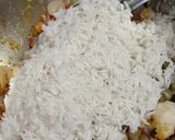 A picture of step 3 of Protein rich Mix Sprouts Vegetable. Khichdi.