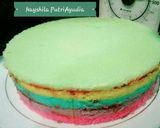 Foto langkah ke 7 dari resep Rainbow kukus Santan.