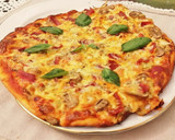 Foto del paso 8 de la receta: Pizza de Champiñones y Paleta Ibérica