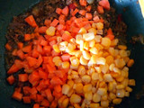 Minced meat pasta