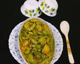 A picture of step 6 of Ridge Gourd (Jhinge)Aloo sabji.