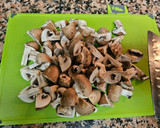 Foto del paso 6 de la receta: Minicachopos con pimientos y champiñones