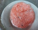A picture of step 1 of Watermelon Mint Fizzy Cocktail.