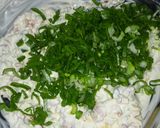 Foto del paso 3 de la receta: Pollo a la pizza con zapallo y papas rellenas y chinchulines