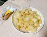 A picture of step 2 of Baked Mashed Potatoes.