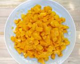 A picture of step 1 of Mango custard.
