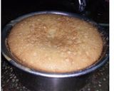 A picture of step 6 of Barbie doll cake.