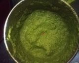 A picture of step 1 of Mint pulao.