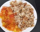 A picture of step 2 of Baigan Bharta.