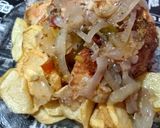 Foto del paso 2 de la receta: Pollo al horno con papas fritas !