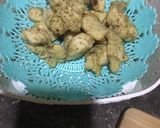 A picture of step 2 of Chilli chicken with fried rice.