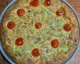 Une image de l'étape 4 de Clafoutis de légumes et jambon.