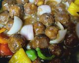 A picture of step 6 of Chilli milli manchurain.